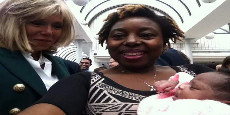 Découvrez la Camerounaise qui a donné le nom Emmanuel Macron à son bébé (photos)
