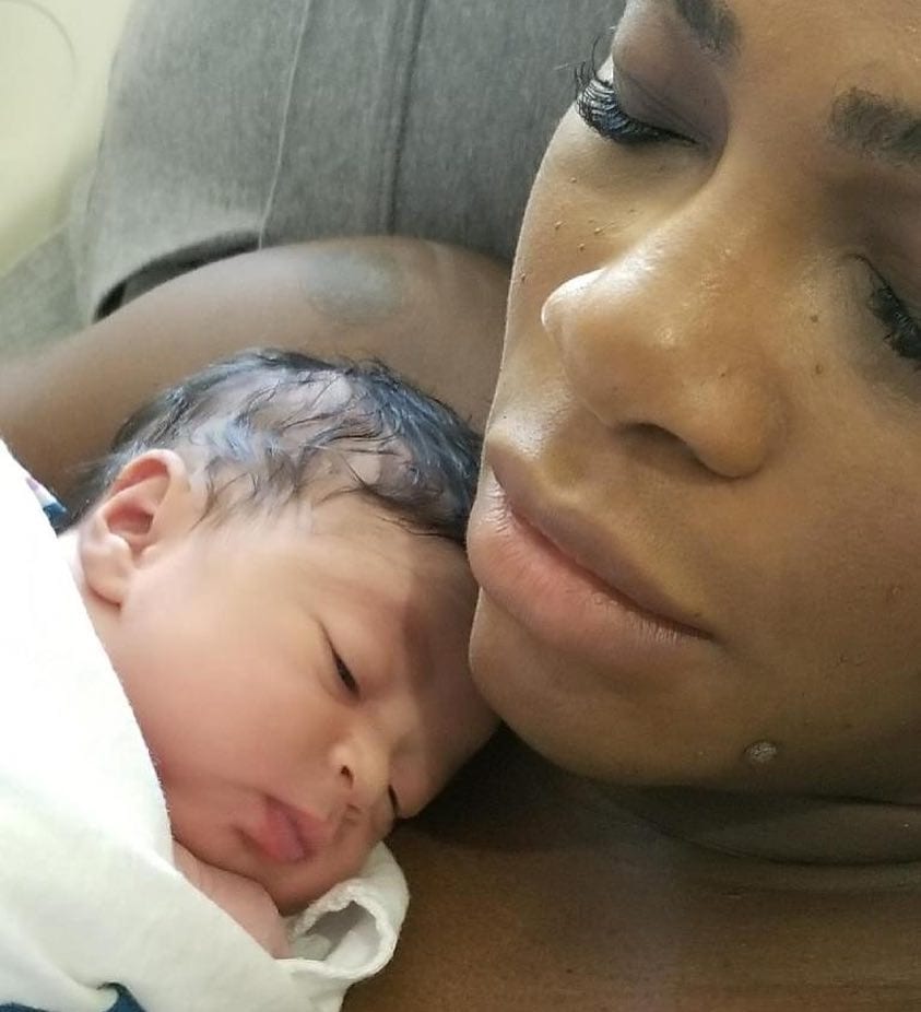 Serena Williams: elle dévoile le nom et la photo de son bébé