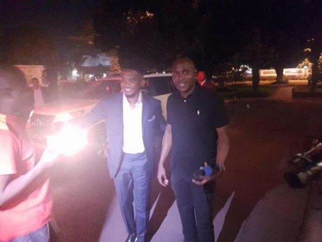 CAN 2019: Voici pourquoi Samuel Eto'o a rencontré Ahmad Ahmad à Kinshasa...photos