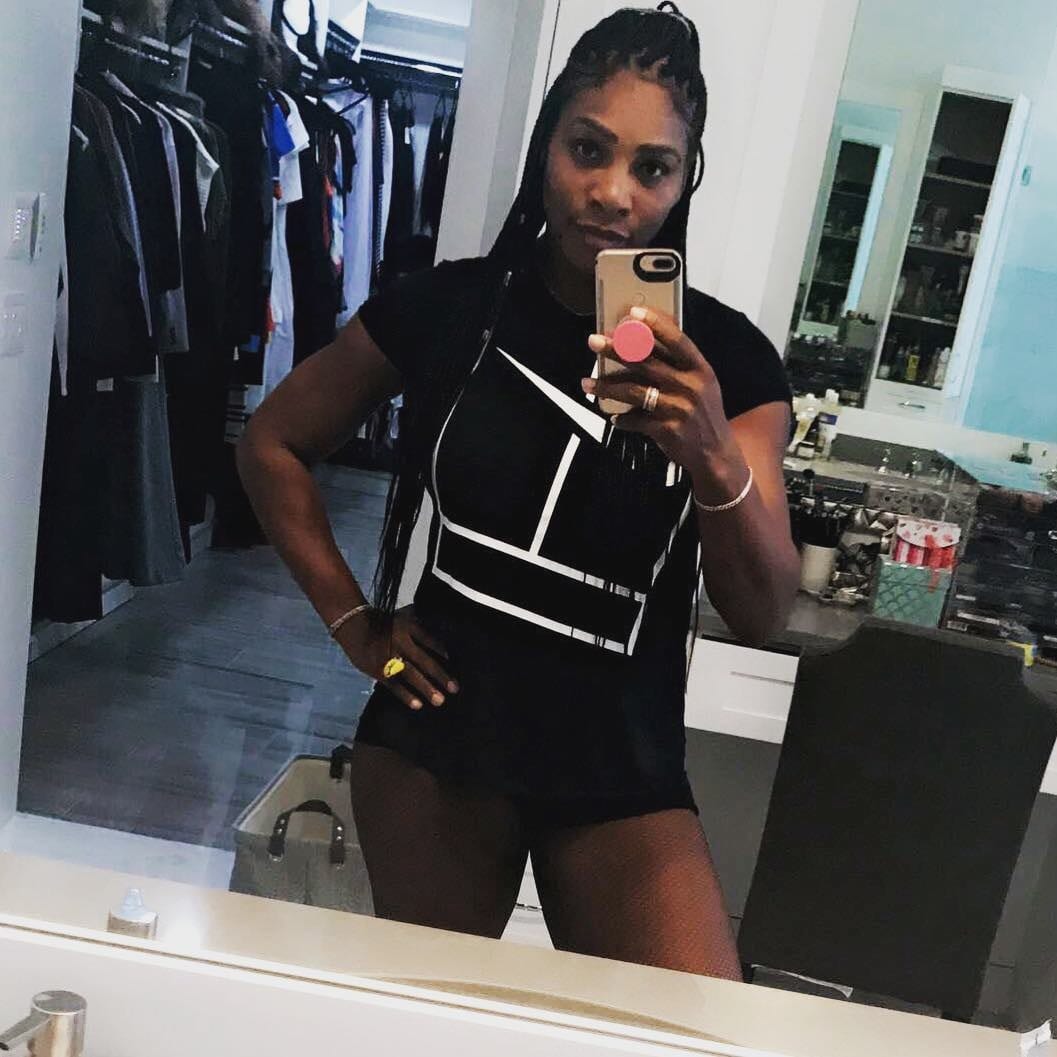 Etats-Unis: Après l'accouchement, Serena Williams retrouve peu à peu sa silhouette...photo