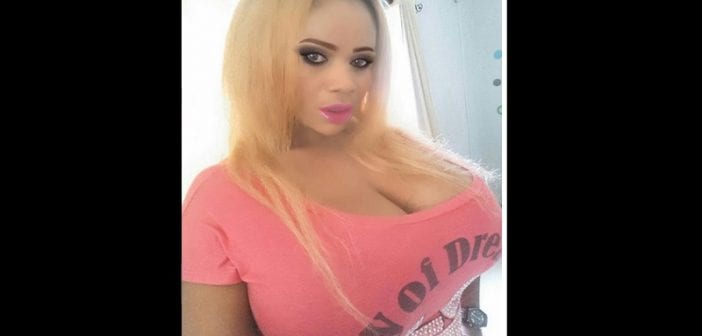 "Mes seins ont causé un accident à Lagos", révèle une actrice de Nollywood (Photos)