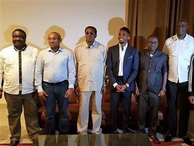 CAN 2019: Voici pourquoi Samuel Eto'o a rencontré Ahmad Ahmad à Kinshasa...photos