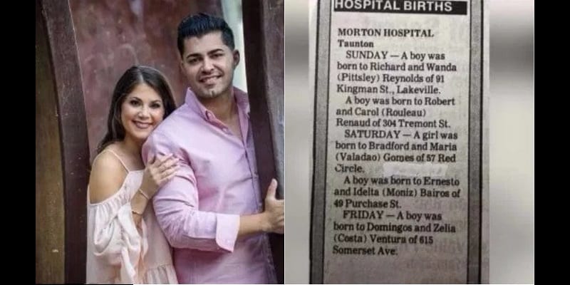 Un couple né le même jour dans le même hôpital se marie 27 ans plus tard (photos)