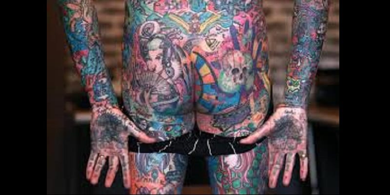 Divers: A la découverte de Paul Allen, l'homme aux 800 tatouages (photos)