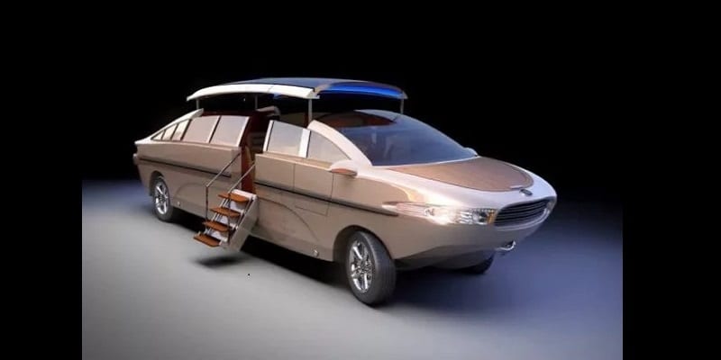 Voici l'incroyable limousine conçue pour se déplacer sur terre et dans l’eau (photos)