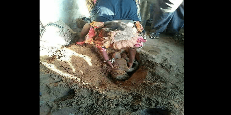 Togo-insolite : une femme enterre son bébé vivant pour une proposition (photos)