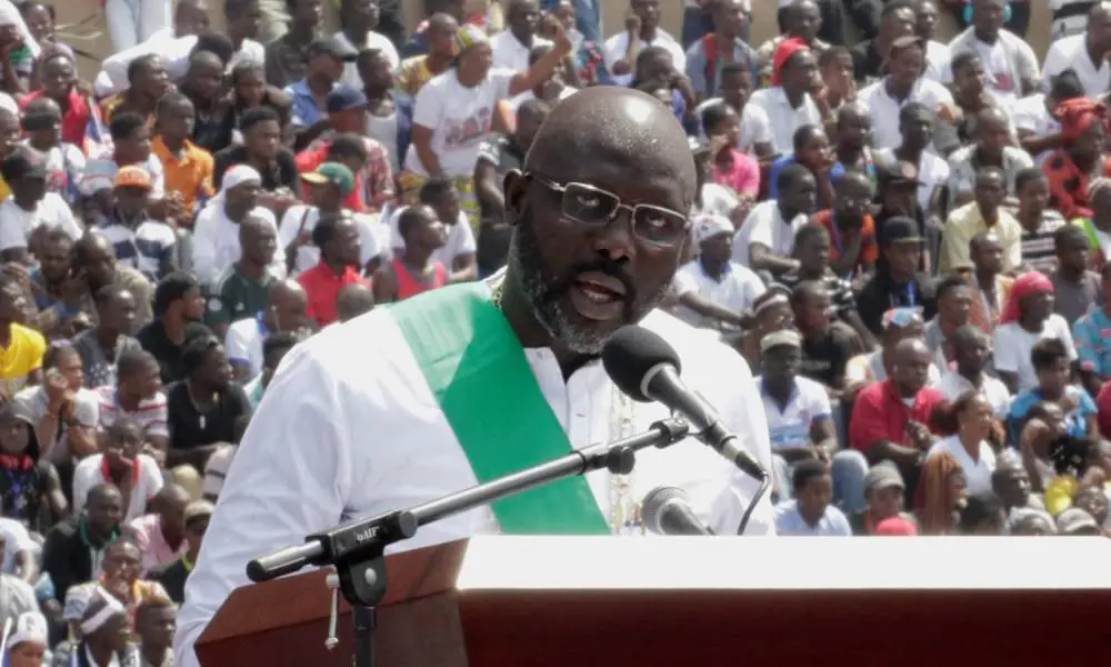 Investiture de George Weah: Macky Sall, Eto'o, Drogba, Diouf parmi les invités (photos)