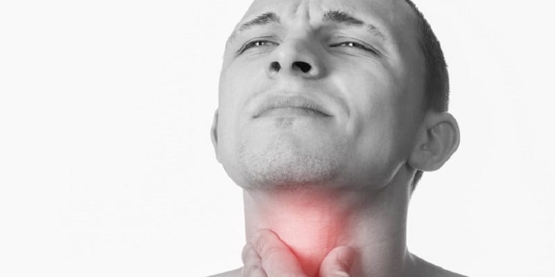 throat or neck irritation