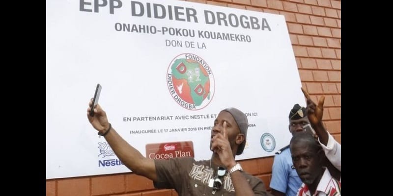 Côte d’Ivoire : Didier Drogba fait construire la première école de sa fondation