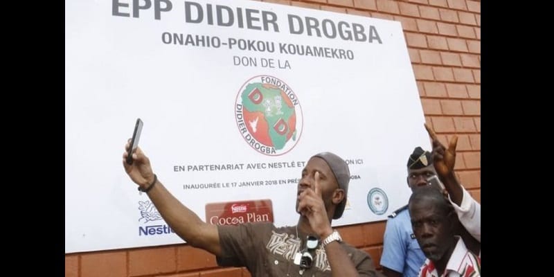 Côte d’Ivoire : Didier Drogba fait construire la première école de sa fondation