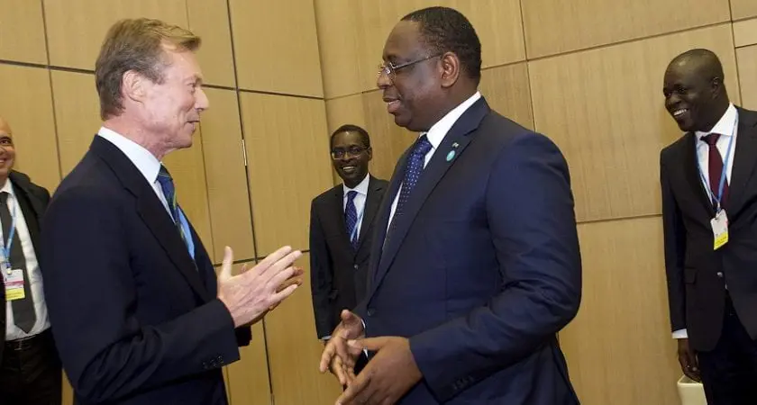 grand duc Luxembourg macky sall