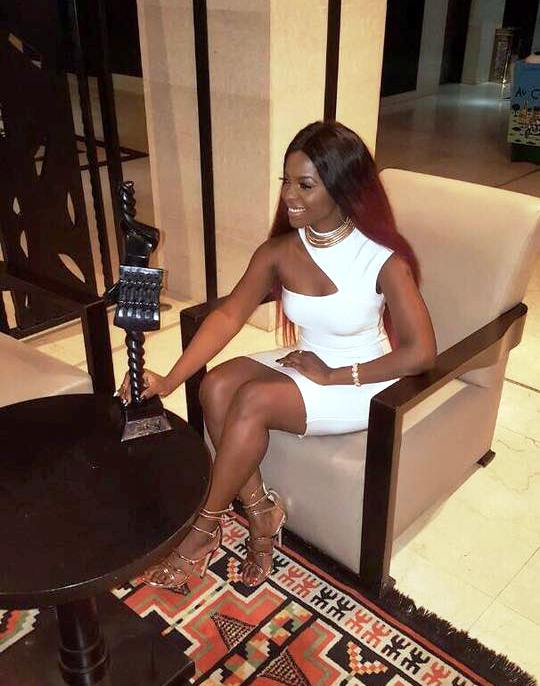 Musique: La chanteuse Camerounaise Daphne honorée au Congo (photos)