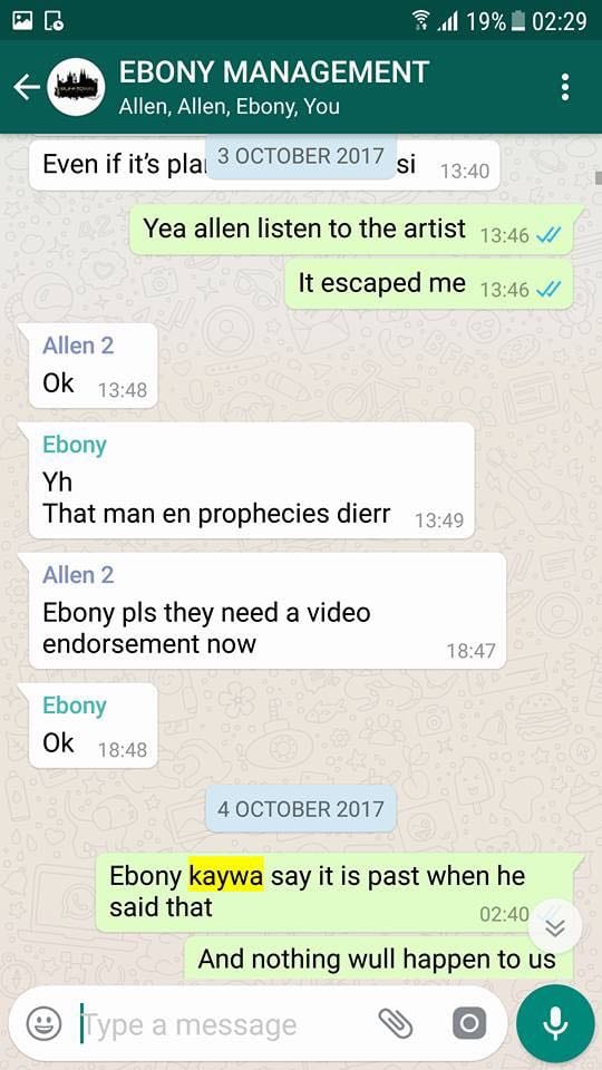 People : Les derniers messages d’Ebony avant sa mort révélés (photos)