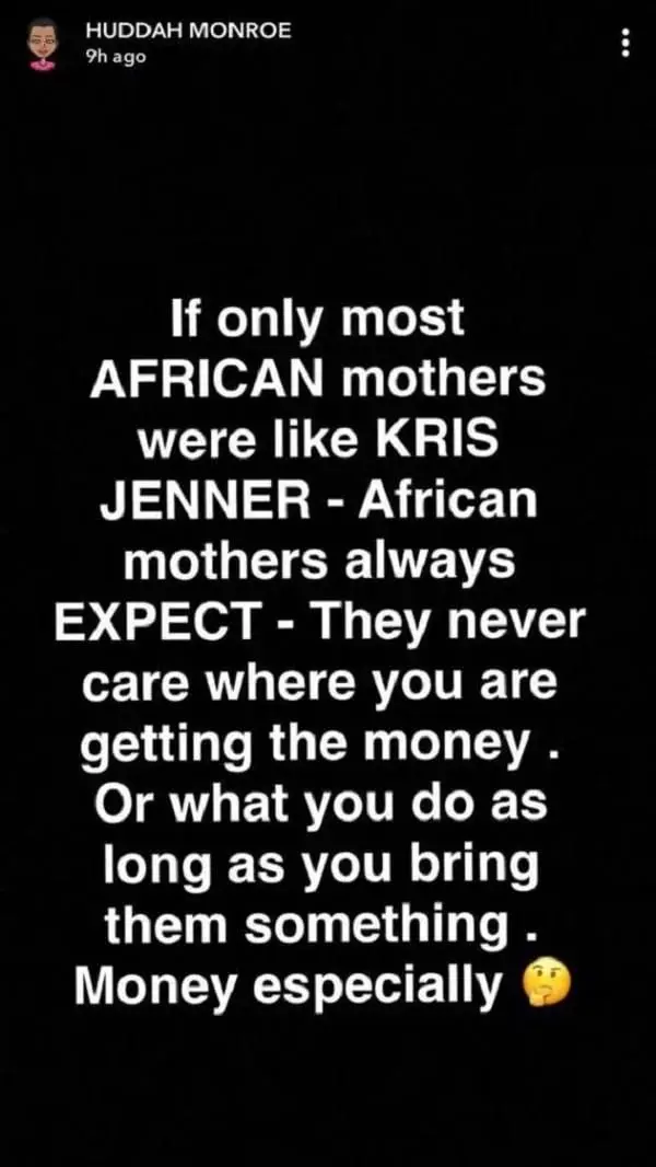 Huddah Monroe : « naître dans une famille africaine, c’est comme de l’esclavage »