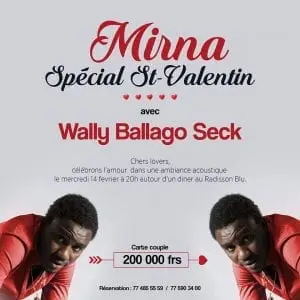 Sénégal: L’incroyable prix du ticket de la soirée de Waly Seck pour la Saint-valentin