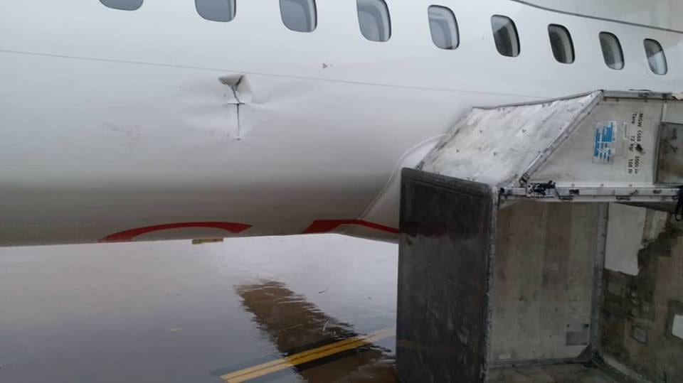 Sénégal : Un orage endommage 3 avions, l’aéroport commandite un audit (Photos)