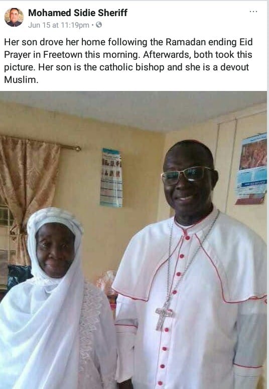 Une photo d'un prêtre catholique et sa mère musulmane enflamme la toile