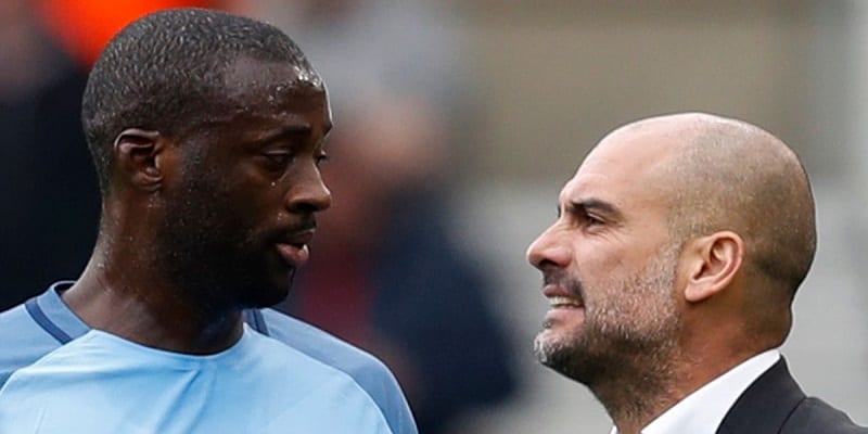 Manchester-Citys-Yaya-Toure-with-Manchester-City-manager-Pep-Guardiola