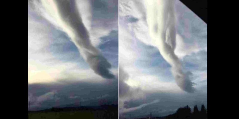 Écosse : Une photographe affirme avoir filmé « La main de Dieu » dans les nuages (photos)