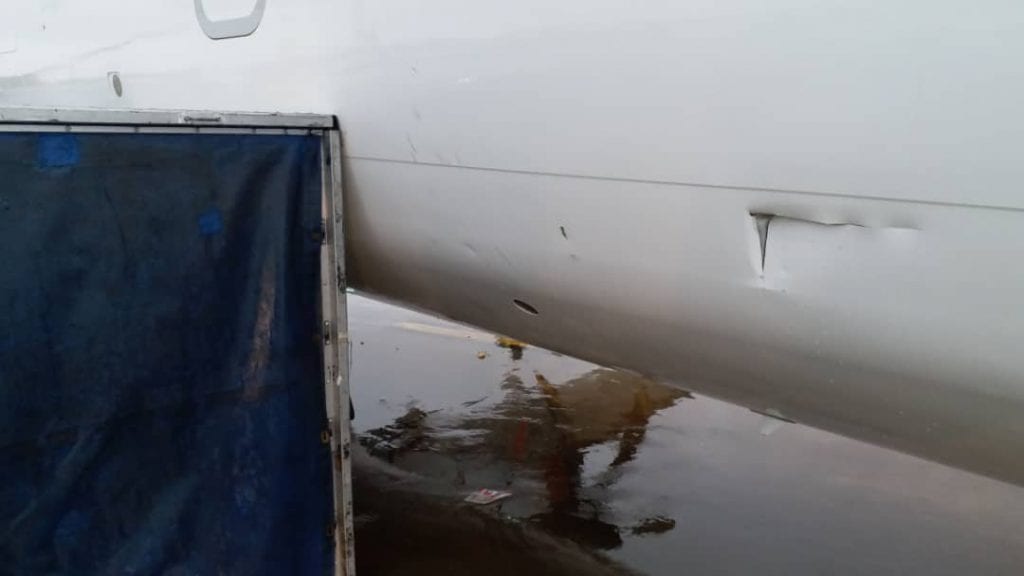 Sénégal : Un orage endommage 3 avions, l’aéroport commandite un audit (Photos)