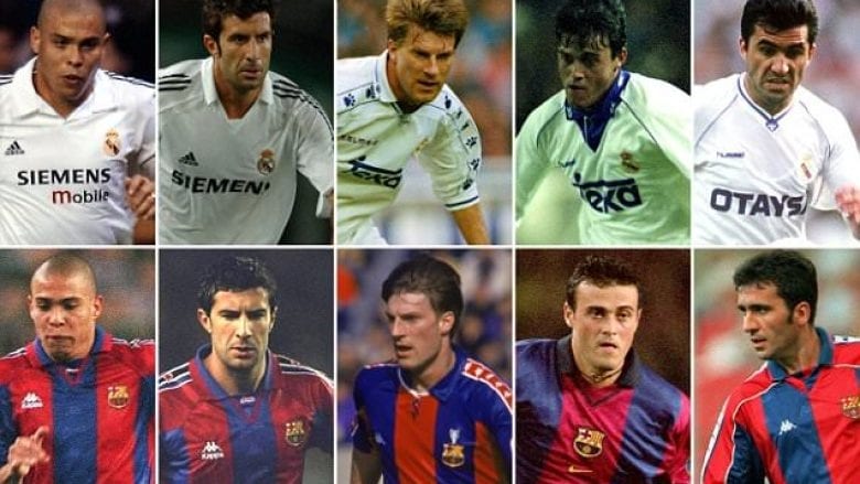 Voici le Top 10 des footballeurs qui ont évolué au Barça et au Réal Madrid