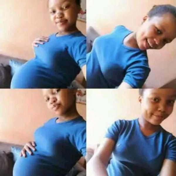 Afrique du Sud: une fille de 12 ans enceinte et ''fière'' embrasse le futur père-PHOTOS