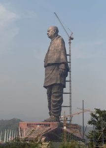 Inde : La plus haute statue du monde bientôt inaugurée (photos)