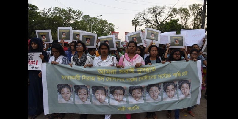 Bangladesh : Une jeune fille de 18 ans, victime d’agression sexuelle brûlée vive (photos)