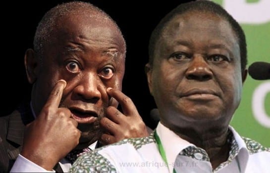Laurent Gbagbo et Konan Bédié