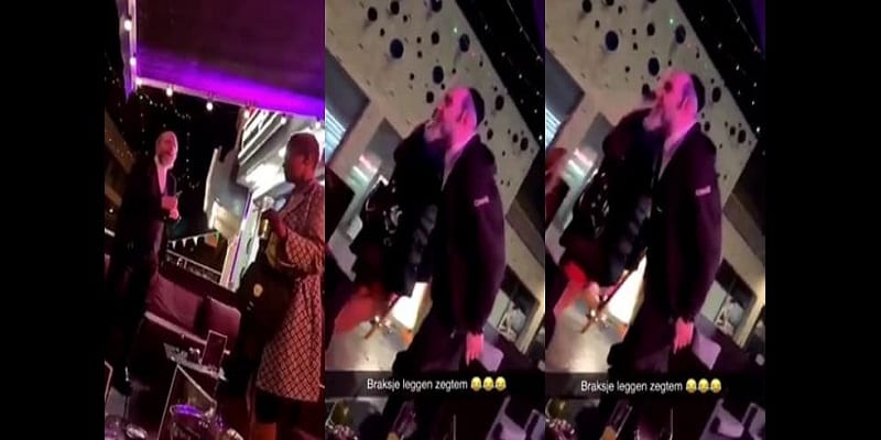 Whiteman-caught-on-camera-spitting-attacking-a-black-woman-Video