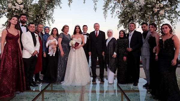 Le prÃ©sident Turc, Erdogan tÃ©moin de mariage de Mesut Ãzil