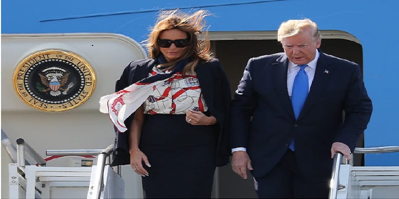 Trump et son épouse