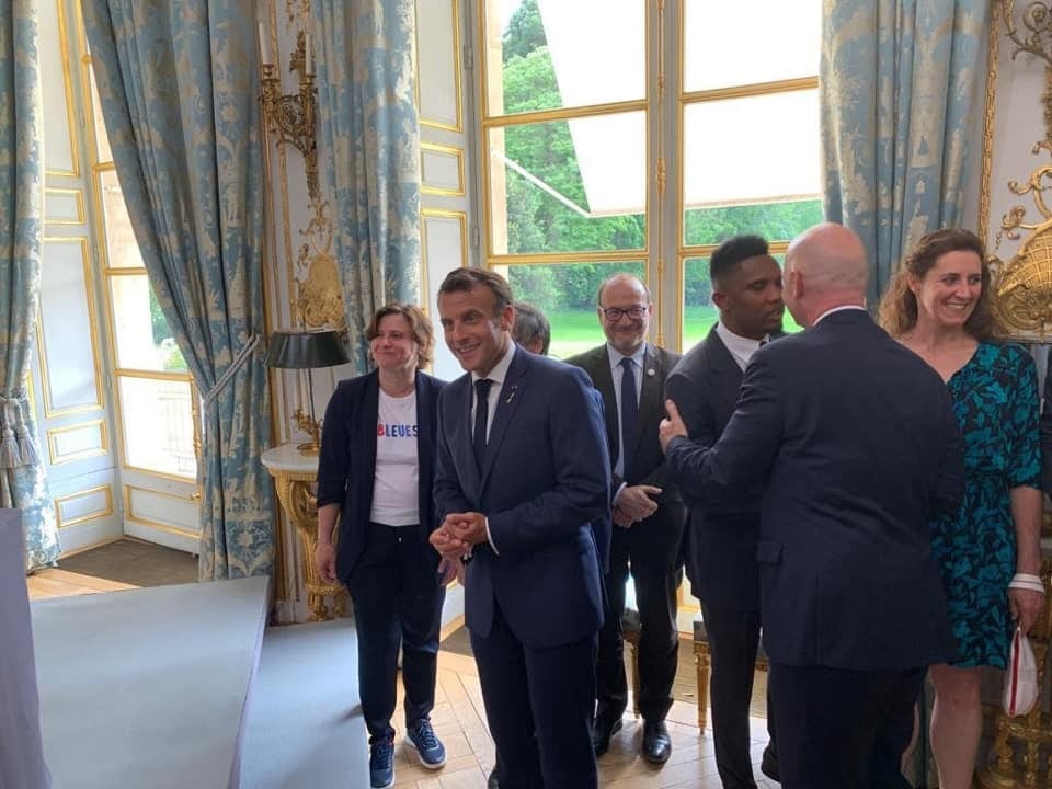 Développement du football en Afrique: Drogba et Eto'o à l'Elysée