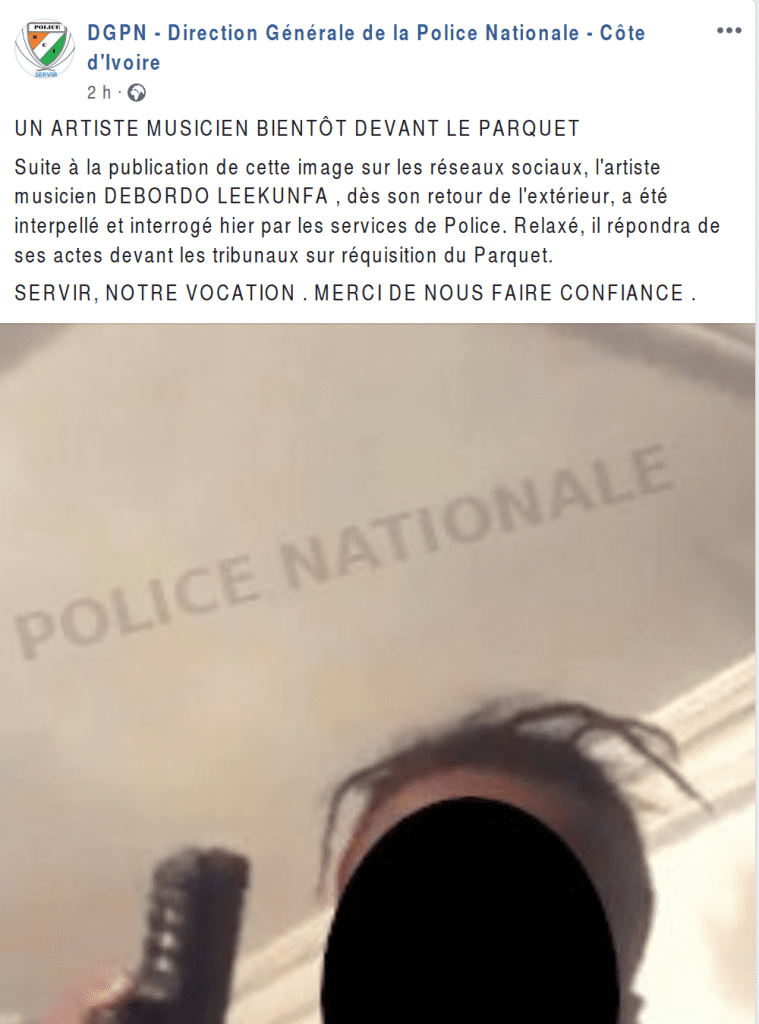 Côte d'Ivoire: Debordo Leekunfa bientôt devant les tribunaux