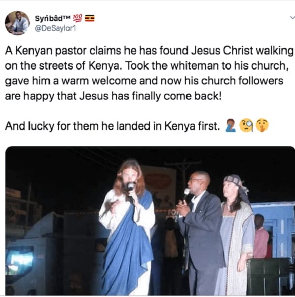 Des pasteurs d'Afrique du Sud et du Kenya invitent ''Jésus'' dans leur église (VIDEO)