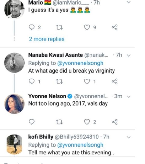 Yvonne Nelson : « J’ai perdu ma virginité en 2017 »