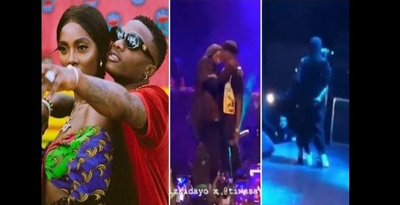 wizkid-and-tiwa-savage-kiss-on-stage-during-performance-in-france-696×392