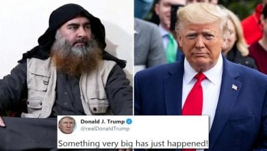 •Late Islamic State leader, Abu Bakr al-Baghdadi and President Donald Trump