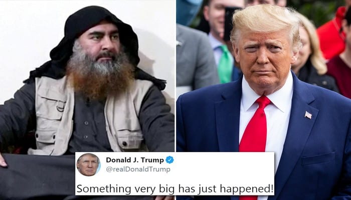 •Late Islamic State leader, Abu Bakr al-Baghdadi and President Donald Trump