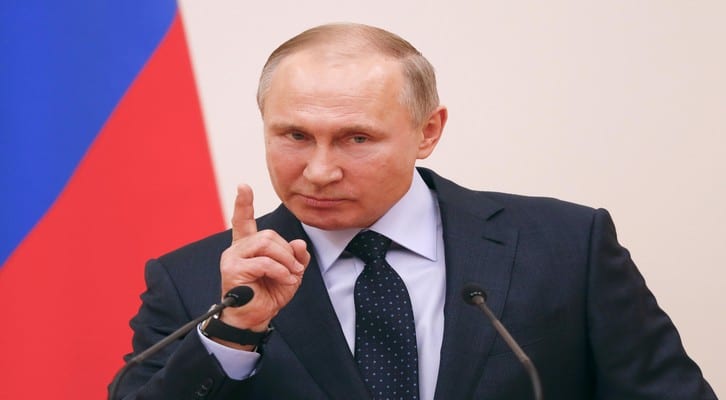 NEWS : Vladimir Poutine avec les Hockeyeurs Russes Jeux Olympiques – Moscou – 31/01/2018