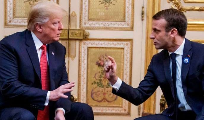 FILES-US-DIPLOMACY-FRANCE-MACRON-TRUMP