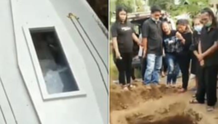 indonésie corps bouge dans cercueil