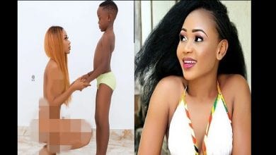 ghanaian-actress-akupem-poloo-goes-naked-in-front-of-her-son-to-wish-him-a-happy-7th-birthday-because-he-gave-birth-to-him-naked-1