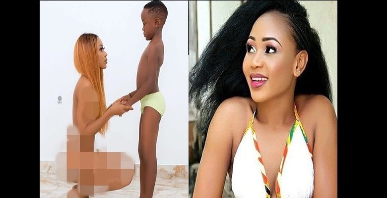 ghanaian-actress-akupem-poloo-goes-naked-in-front-of-her-son-to-wish-him-a-happy-7th-birthday-because-he-gave-birth-to-him-naked-1