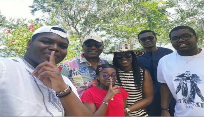 Hamed Bakayoko et ses enfants Jpg