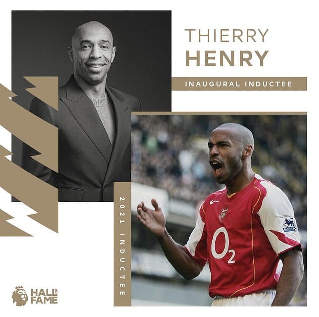 Les icônes du football, Alan Shearer et Thierry Henry intronisés au Hall of Fame de la Premier League