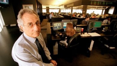 Bernard Madoff, chairman of Bernard L. Madoff Investment Securities, in his office in New York.