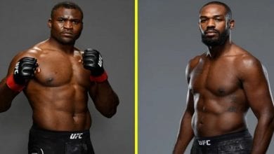 Ngannou et Jones UFC
