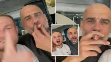 Pep Guadiola et son cigare