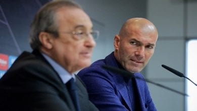 Zidane et Pérez Real Madrid